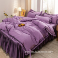 korean bedskirts set with Lace Matching Bed Skirt